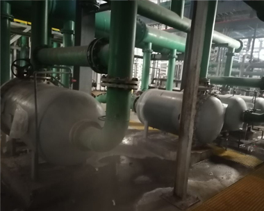 河北某煤化工企業循環水處理現場