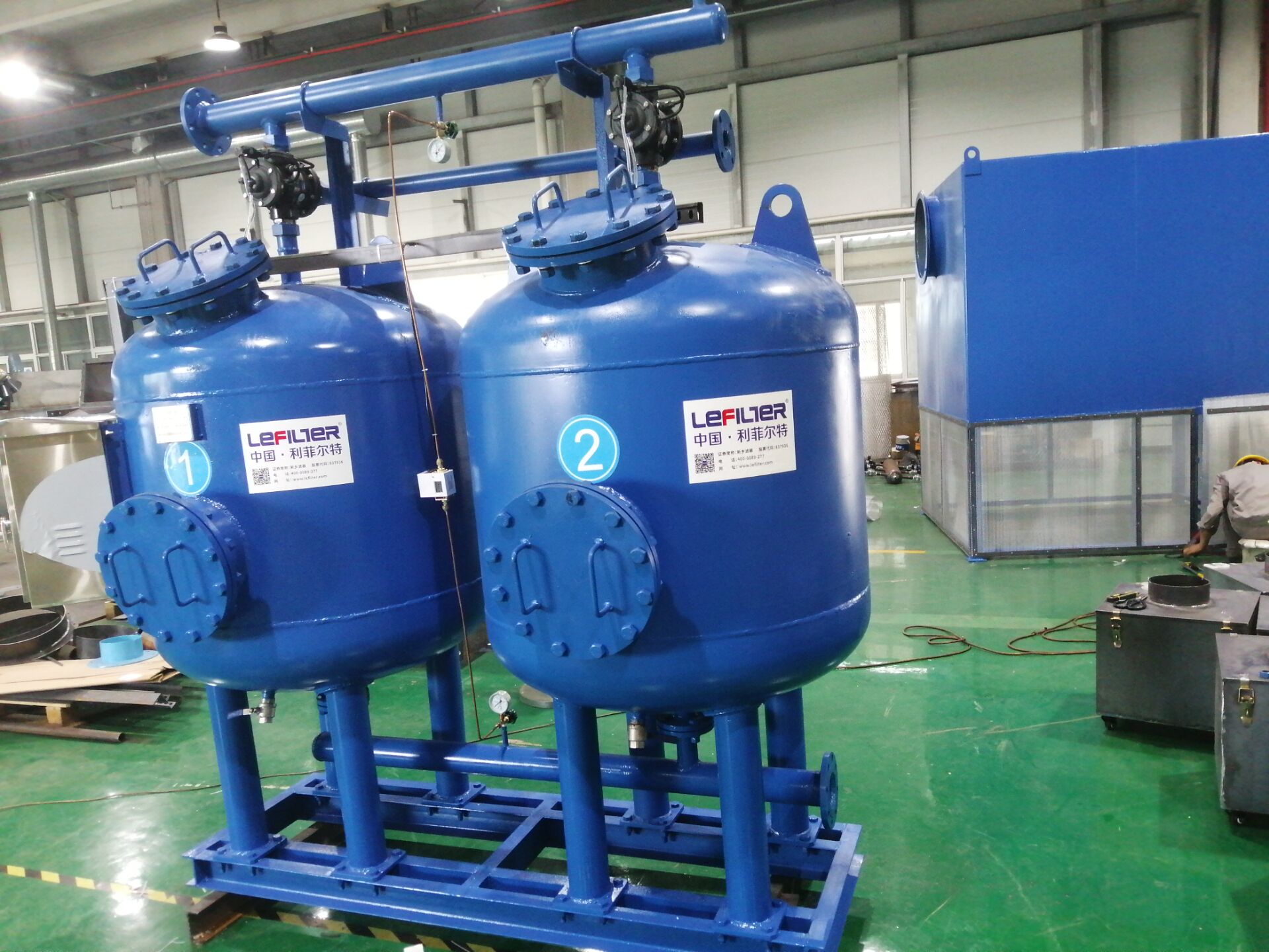 工業用水過濾之淺層砂過濾器