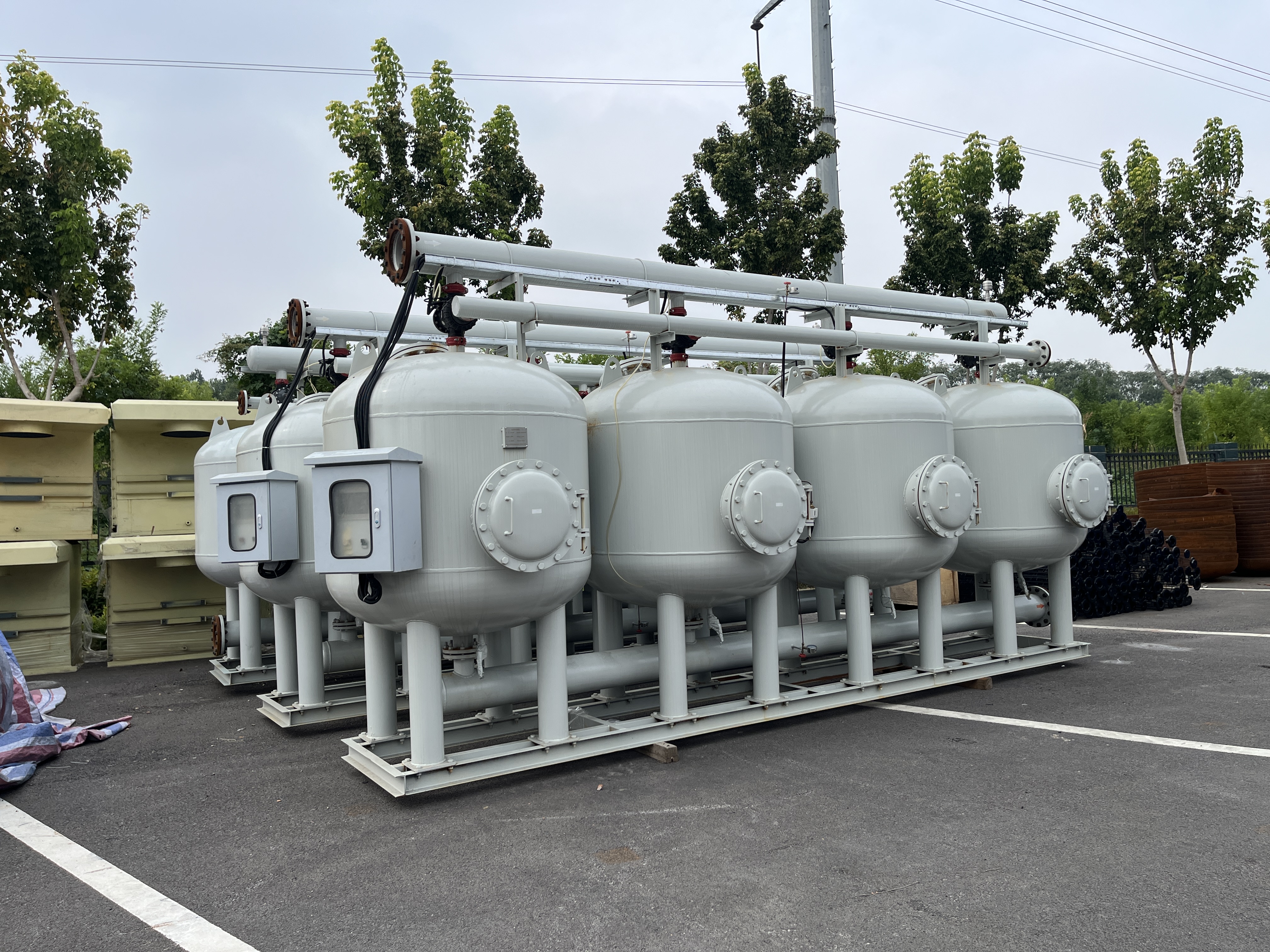 回轉窯散點水系統用淺層砂過濾器